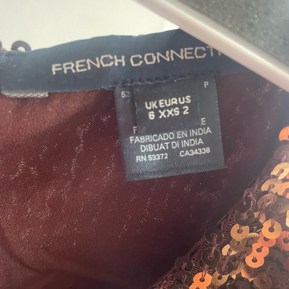 French connection estari sequin cut out dress - Picture 4 of 6